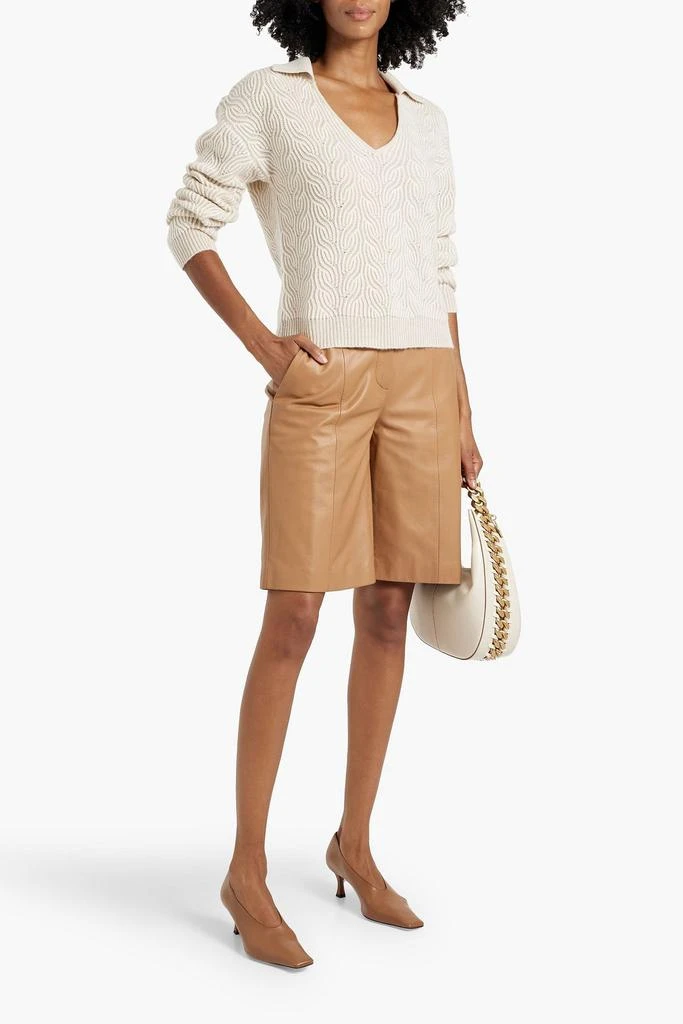 Naadam Cable-knit wool and cashmere-blend sweater 2