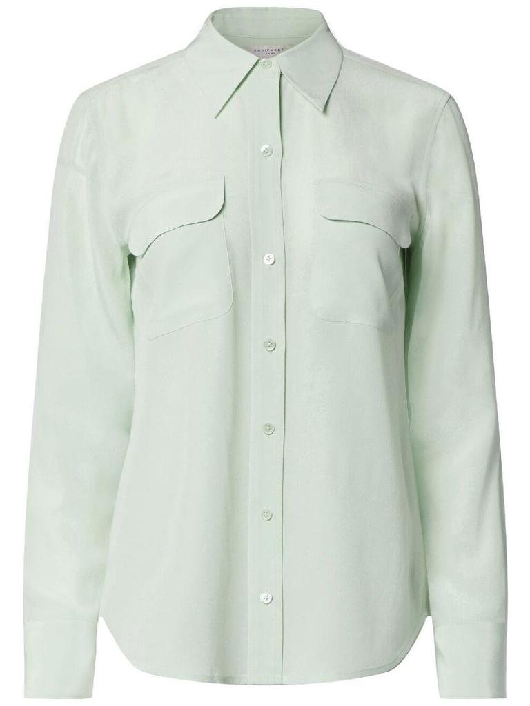Equipment Equipment `Slim Signature` Long Sleeve Shirt