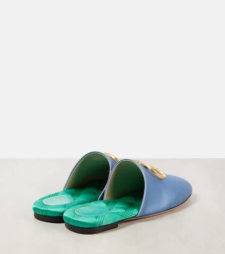Valentino VLogo Signature satin slides 2