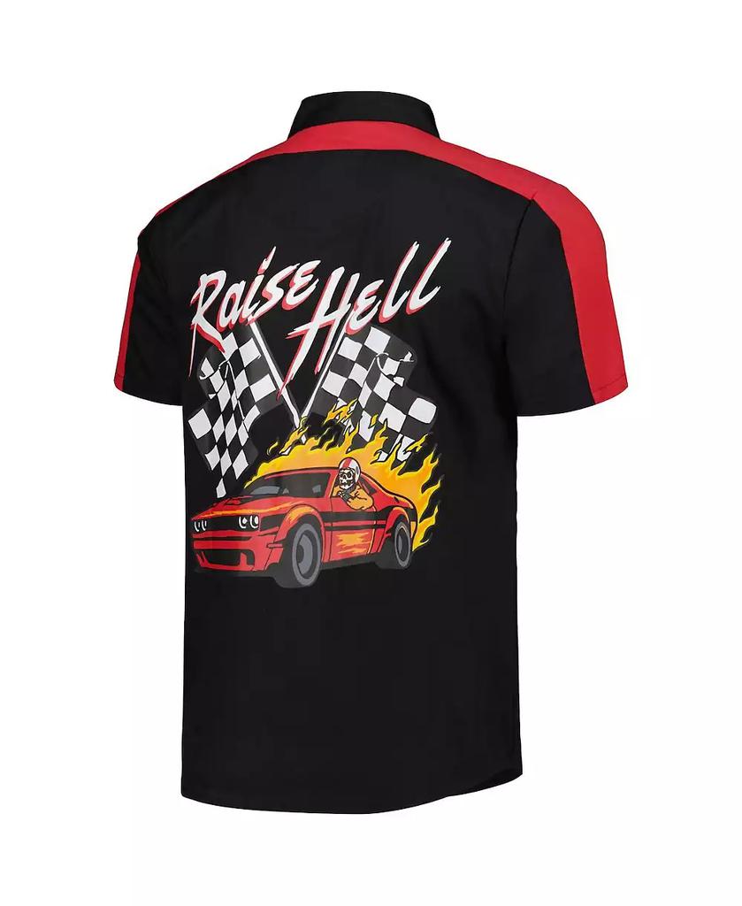 Reason Men's and Women's Black Dodge Mechanics Button-Up Shirt