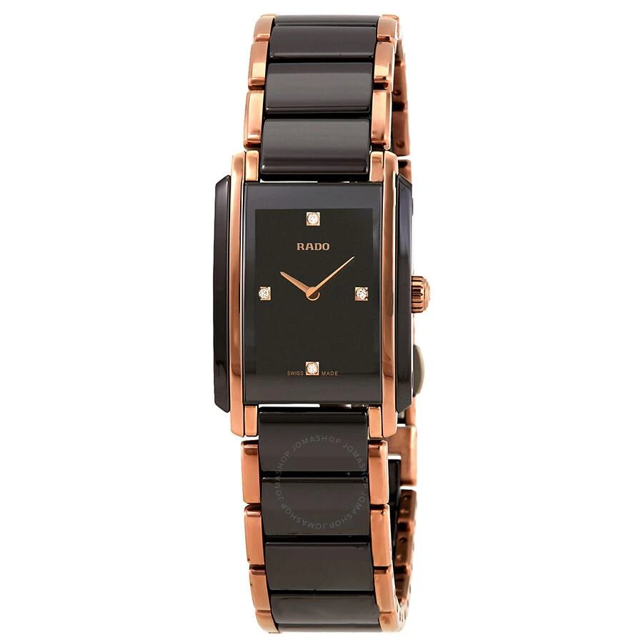 Rado Integral Black Diamond Dial Ladies Watch R20201712 1
