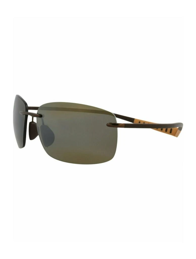 Maui Jim Shield-Frame Titanium Sunglasses 2