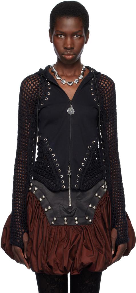 CHOPOVA LOWENA Black Tumble Hoodie