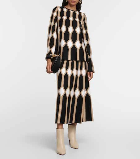 Chloé Intarsia wool and silk sweater 2