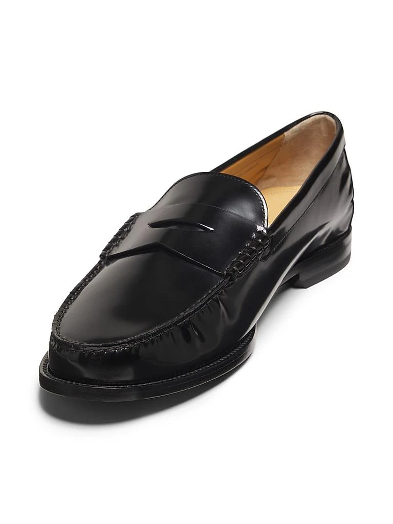 BALLY Size 7.5 Black Leather Penny Loafers BALLY Size 7.5 Black Leather Penny Loafers – Sui Generis  main image 4