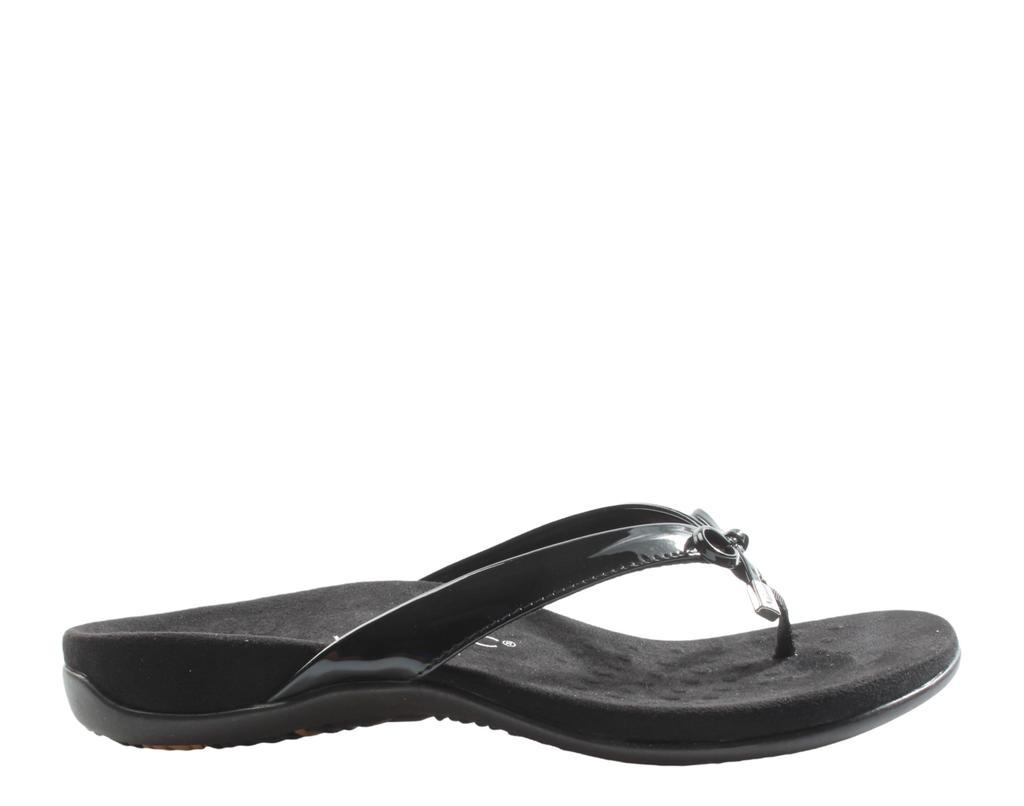 VIONIC Women's Bella Black Thong Sandals 10000435-001