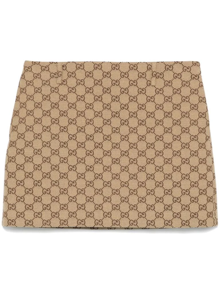 Gucci GUCCI - Gg Motif Mini Skirt 1