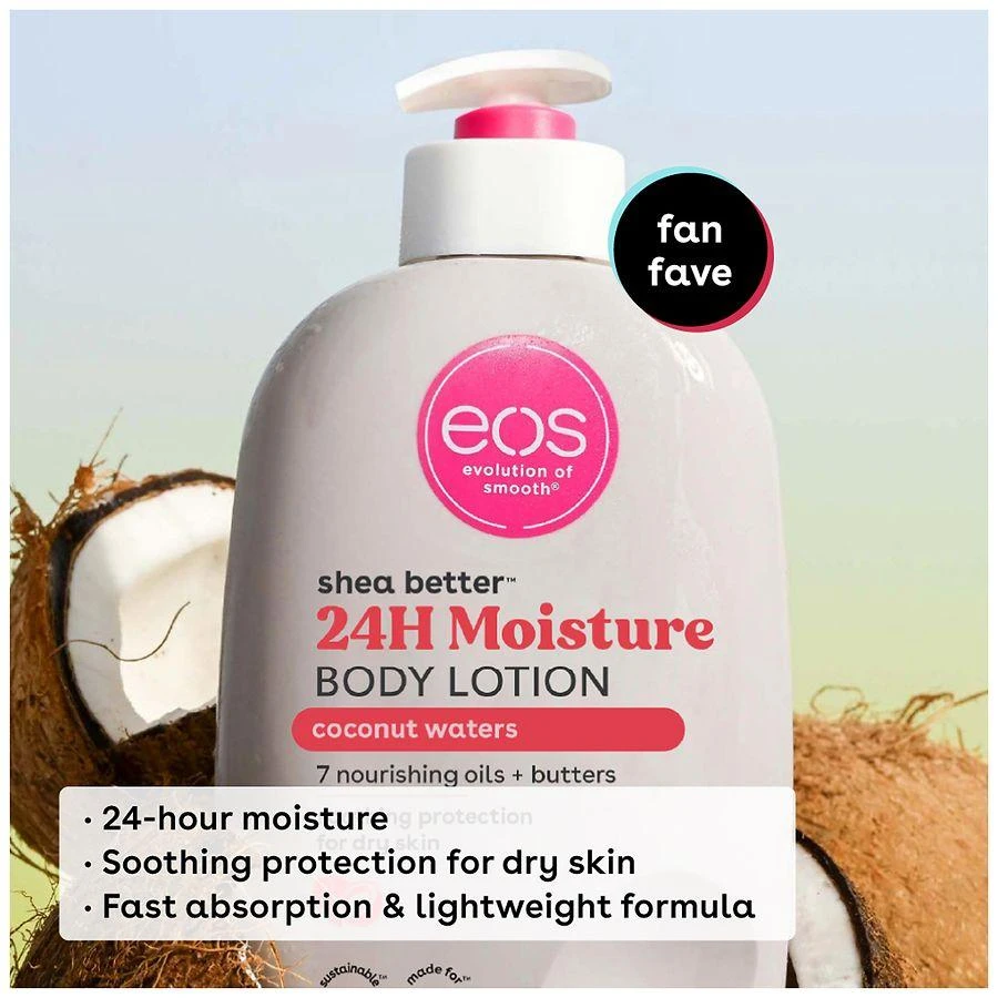 EOS Shea Better 24 Hour Moisture Body Lotion Coconut Waters 7