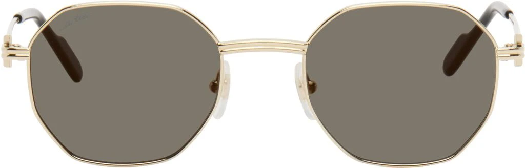 Cartier Gold 'Première de Cartier' Sunglasses 1