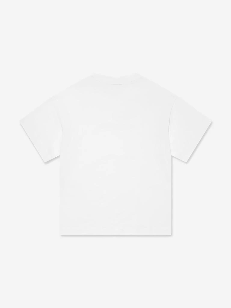 Fendi Kids Fendi Kids Logo T-Shirt in White 2