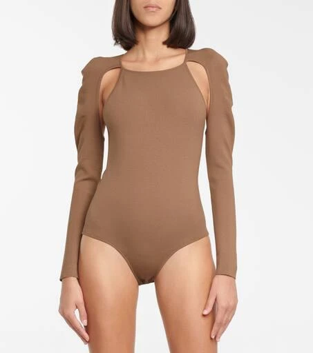 Zeynep Arçay Cutout knit bodysuit 3