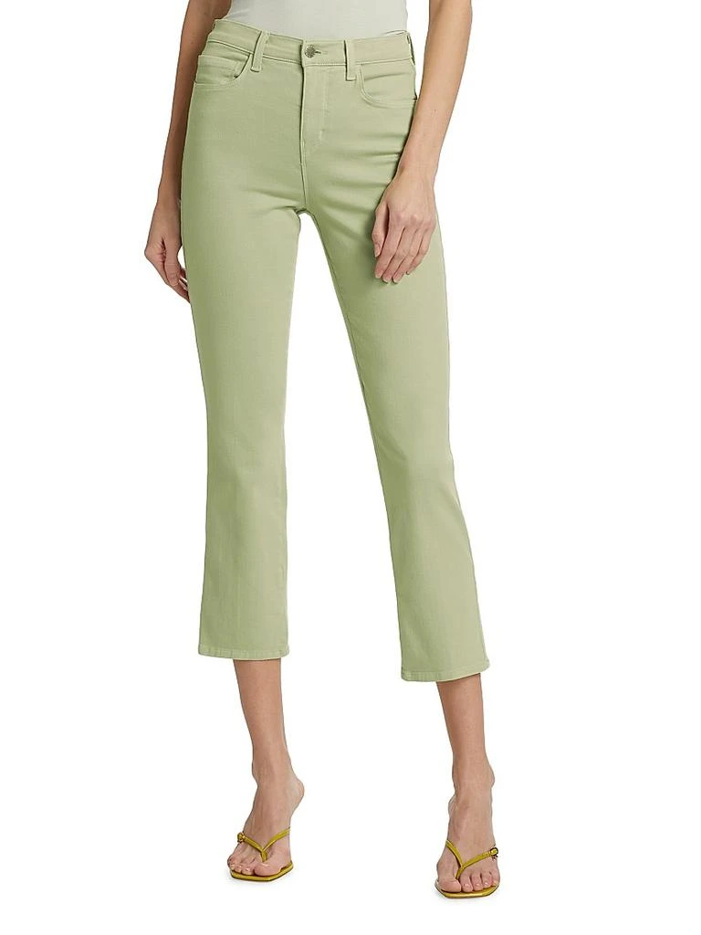 L'Agence Alexia High-Rise Cropped Cigarette Jeans 3