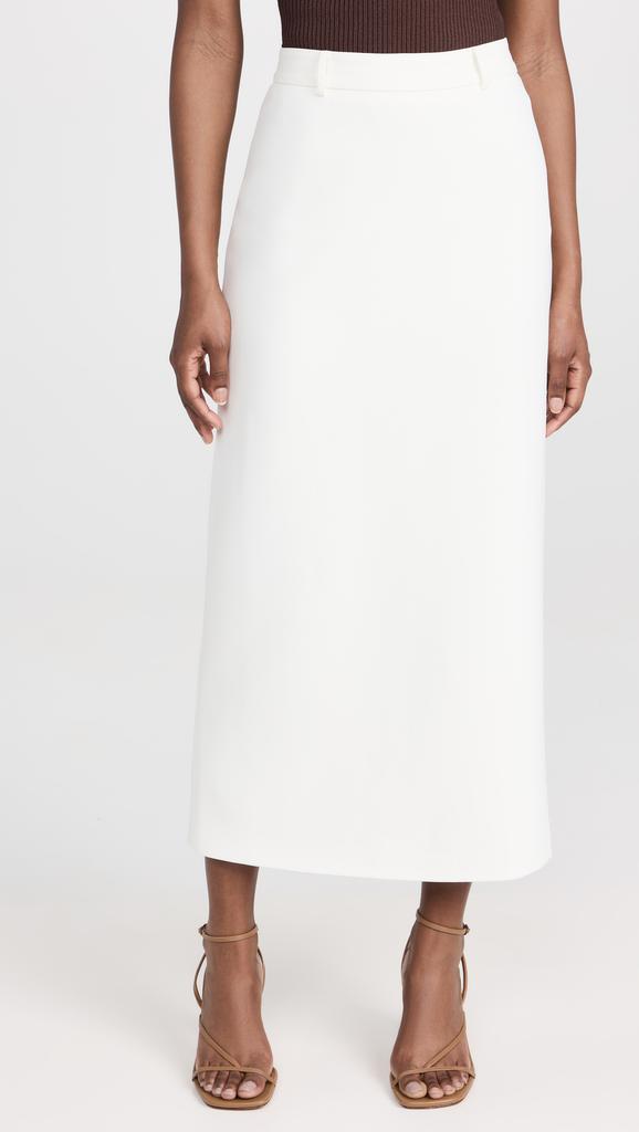 Pixie Market Nia White Maxi Skirt