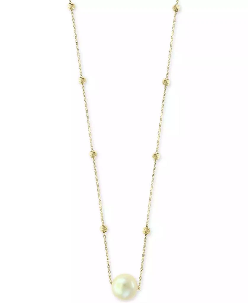Effy EFFY® Cultured Freshwater Pearl (8-1/2mm) Pendant Necklace in 14k Gold