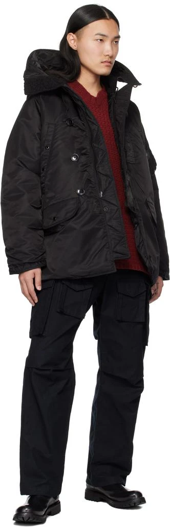 BEAMS PLUS Black MIL Type N-3B Down Jacket 4
