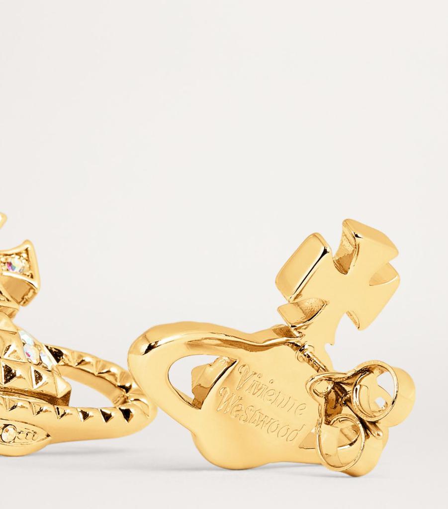 Vivienne Westwood Mayfair Bas Relief Stud Earrings - BeyondStyle