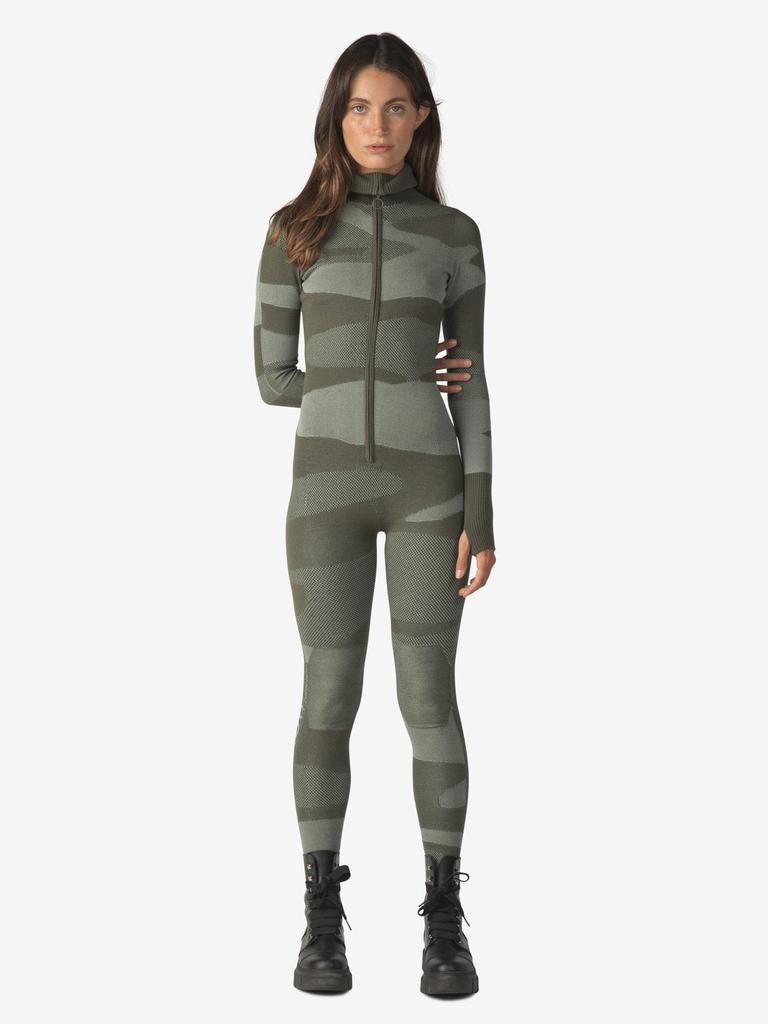 Holden W Merino Airwarm Bodysuit- Stone Green