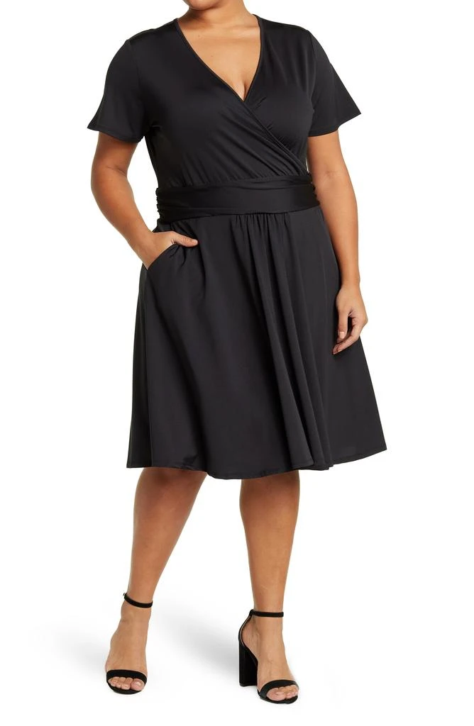 Love by Design Mallory Short Sleeve Wrap Dress 1