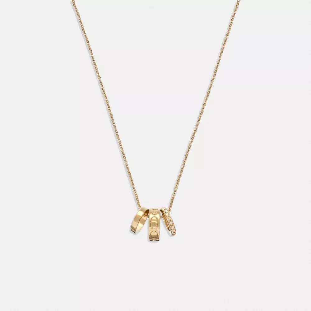Coach Signature Rondell Necklace from Coach Outlet