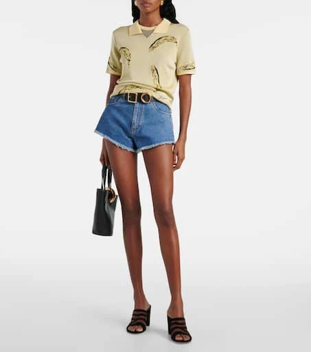 Gianvito Rossi Suede and mesh mules 3