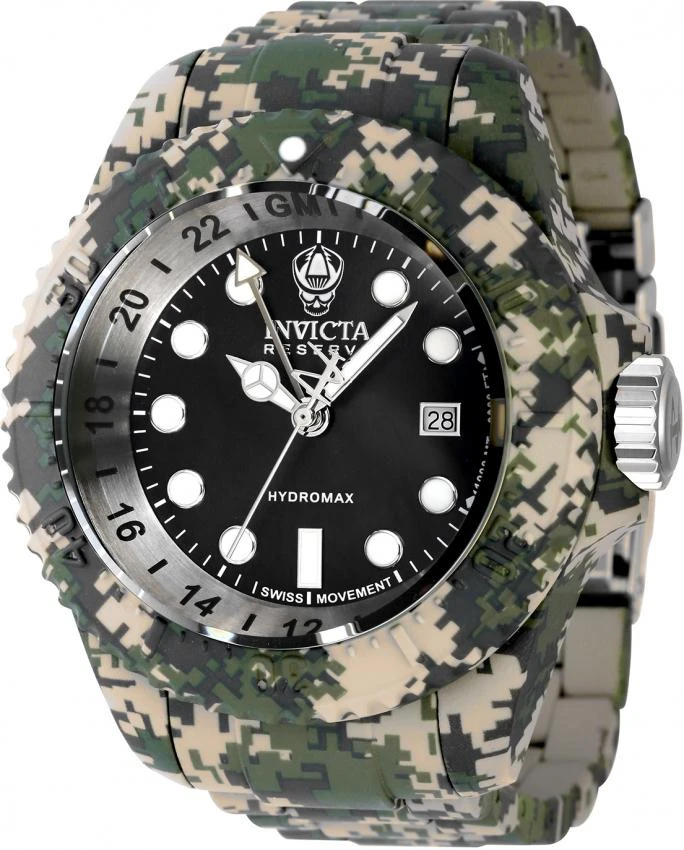 Invicta Invicta Reserve GMT Quartz Black Dial Men's Watch 40462 1