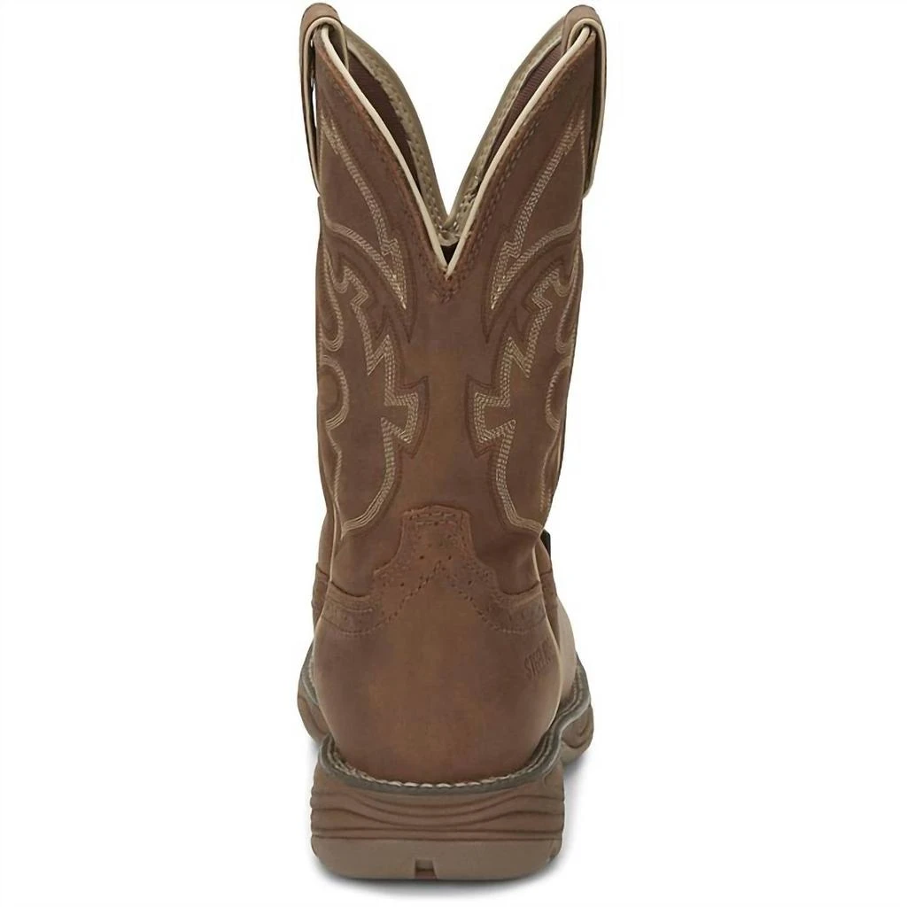 Justin MEN'S RUSH 11" STEEL TOE WATERPROOF WORK BOOT 5