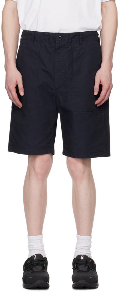 Engineered Garments Navy Fatigue Shorts