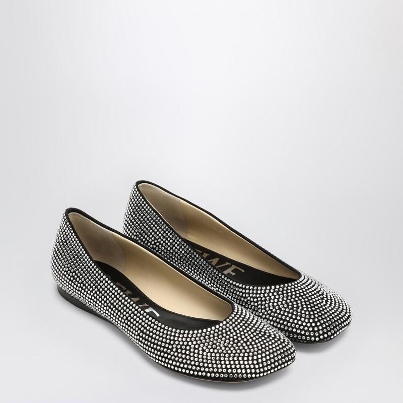 シューズ・サンダルその他 Loewe Ballerina Toy black leather and rhinestones Loewe Ballerina Toy black leather and rhinestones - Shoes