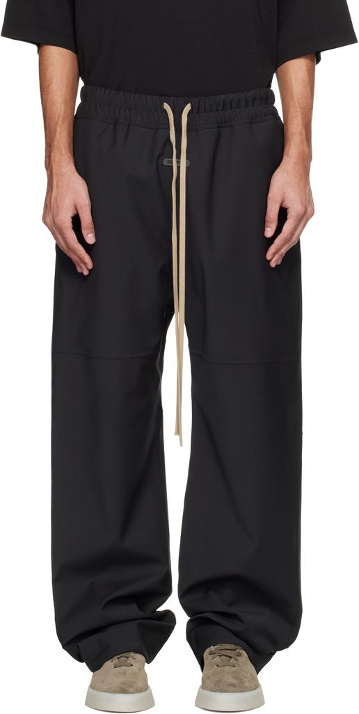 Fear of god Black Technical Split Knee Lounge Pants