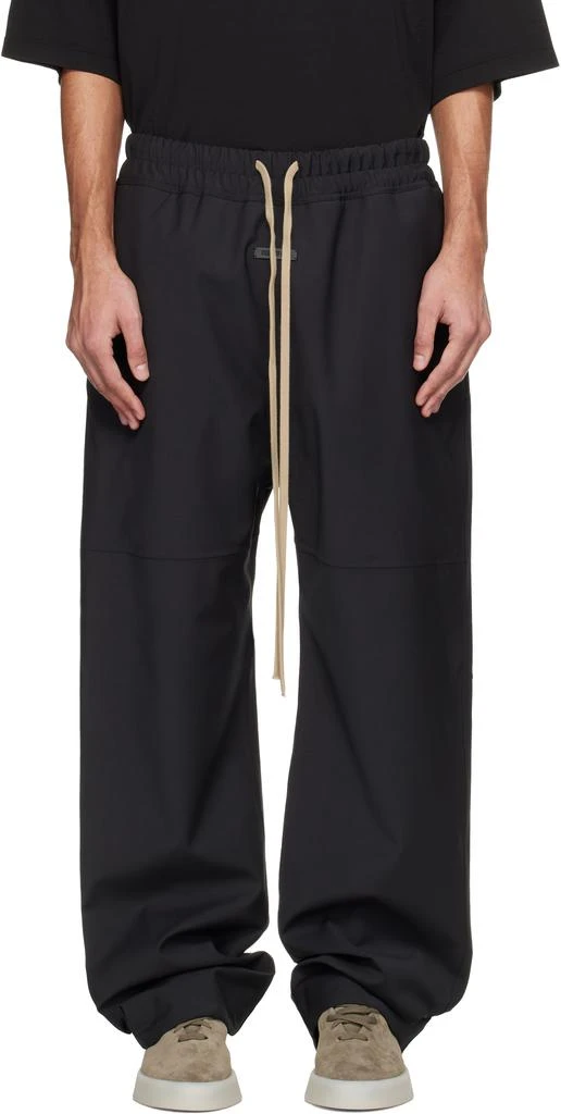 Fear of god Black Technical Split Knee Lounge Pants 1