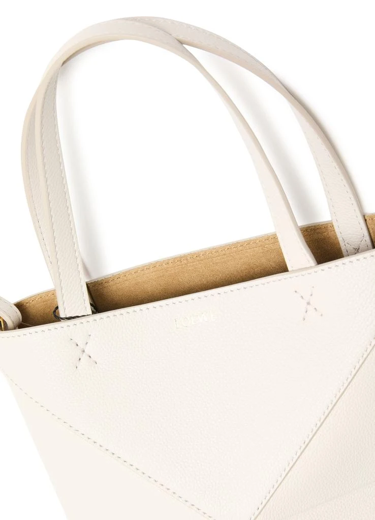 Loewe Mini Puzzle Fold tote in soft grained calfskin 7