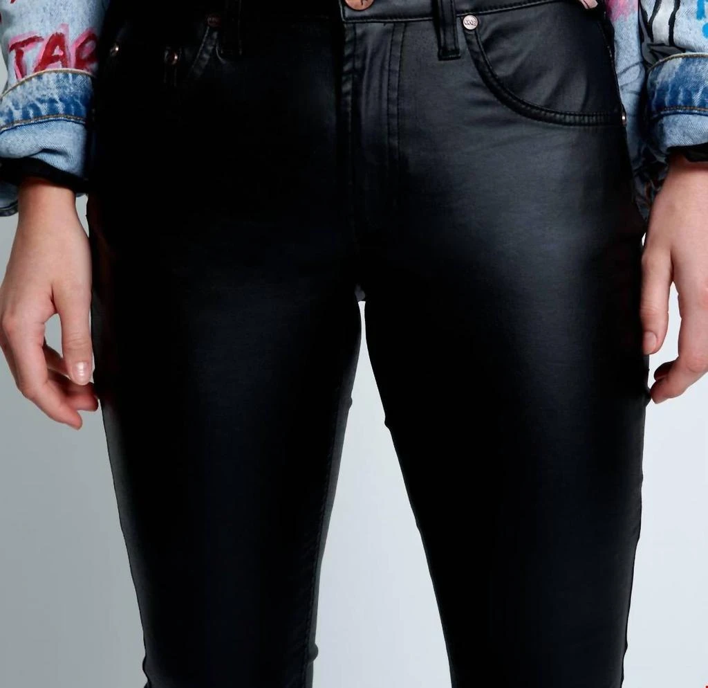 One Teaspoon One Teaspoon - Wet Black Freebirds II High Waist Skinny Jeans 7