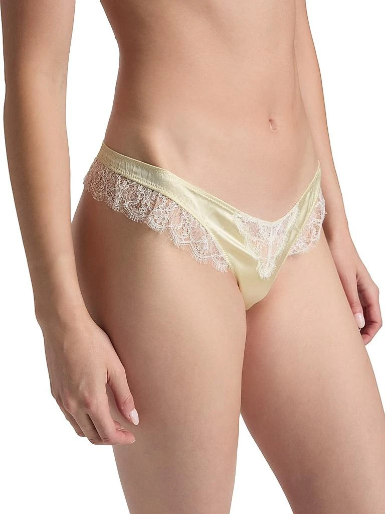 Kiki De Montparnasse Lace Inset Thong 5