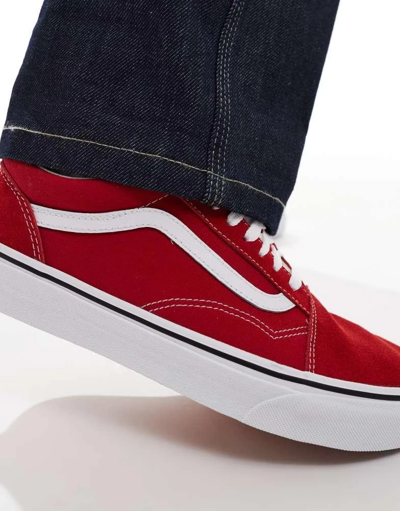 Vans Vans Old skool in racing red/true white 2