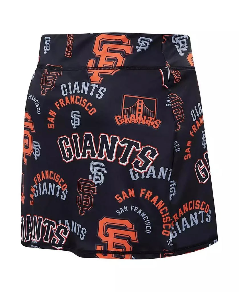 Pro Standard Women's Black San Francisco Giants Toss Logo Lux Skirt 4