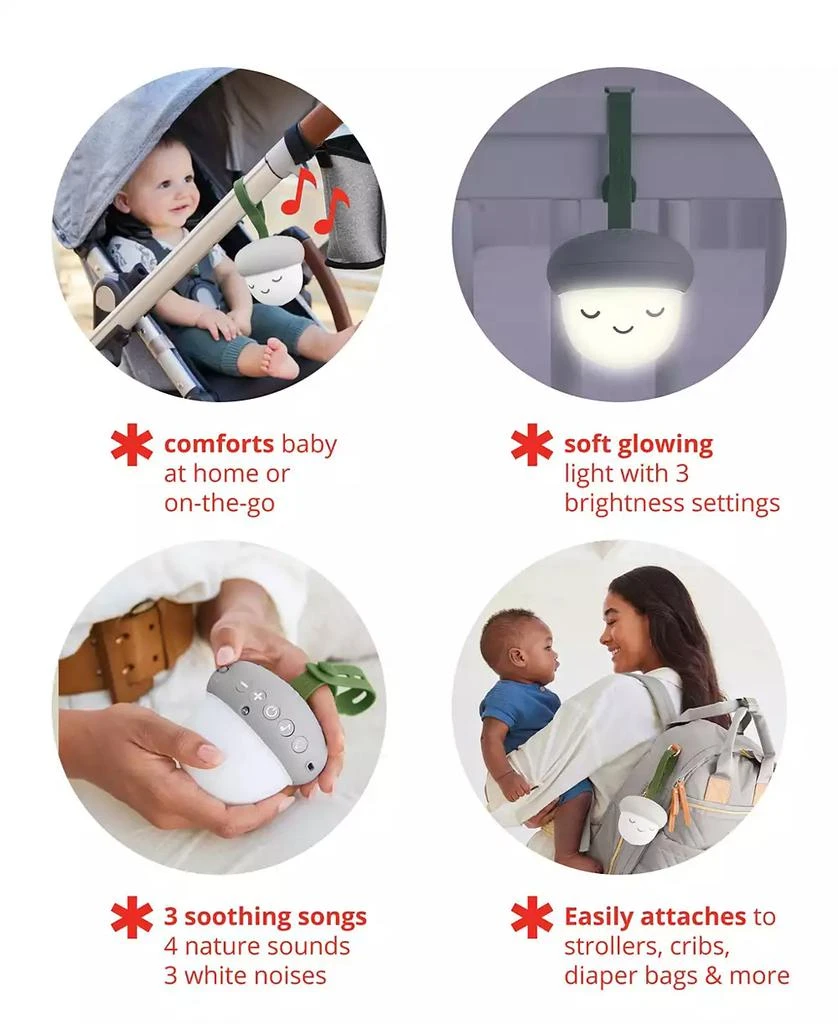 Skip Hop Glow with Me Portable Acorn Sound Machine 5