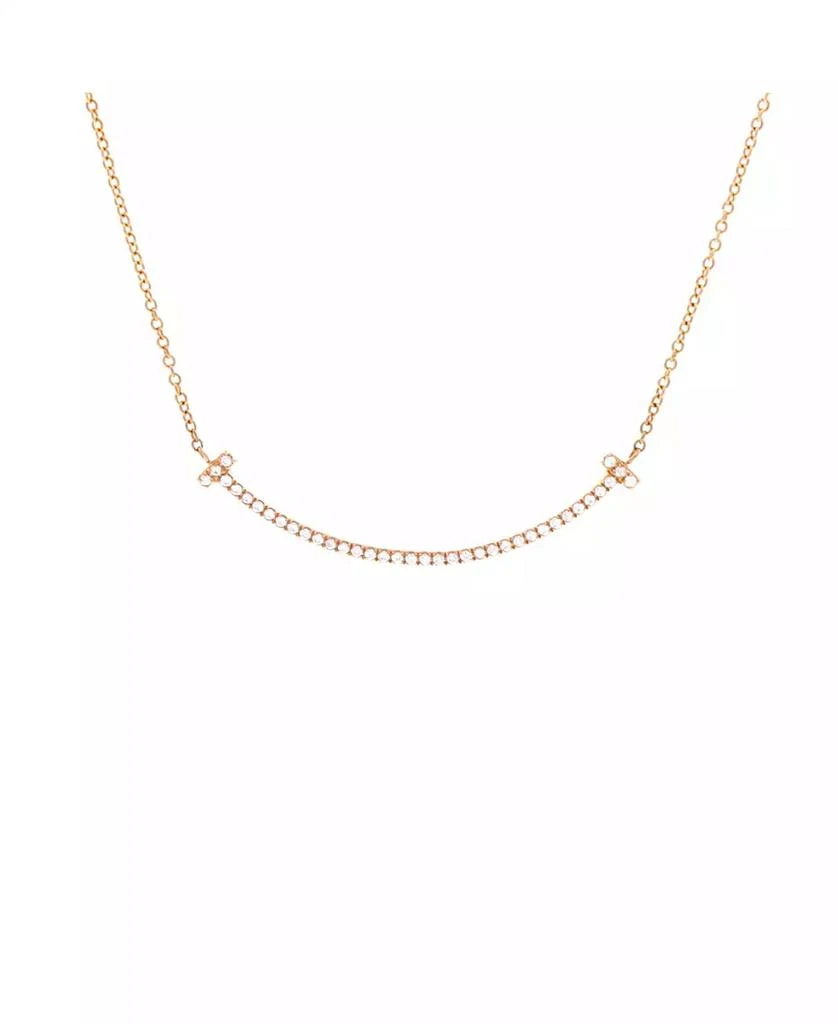 Pre-Owned Tiffany
Co T Smile Pendant Necklace