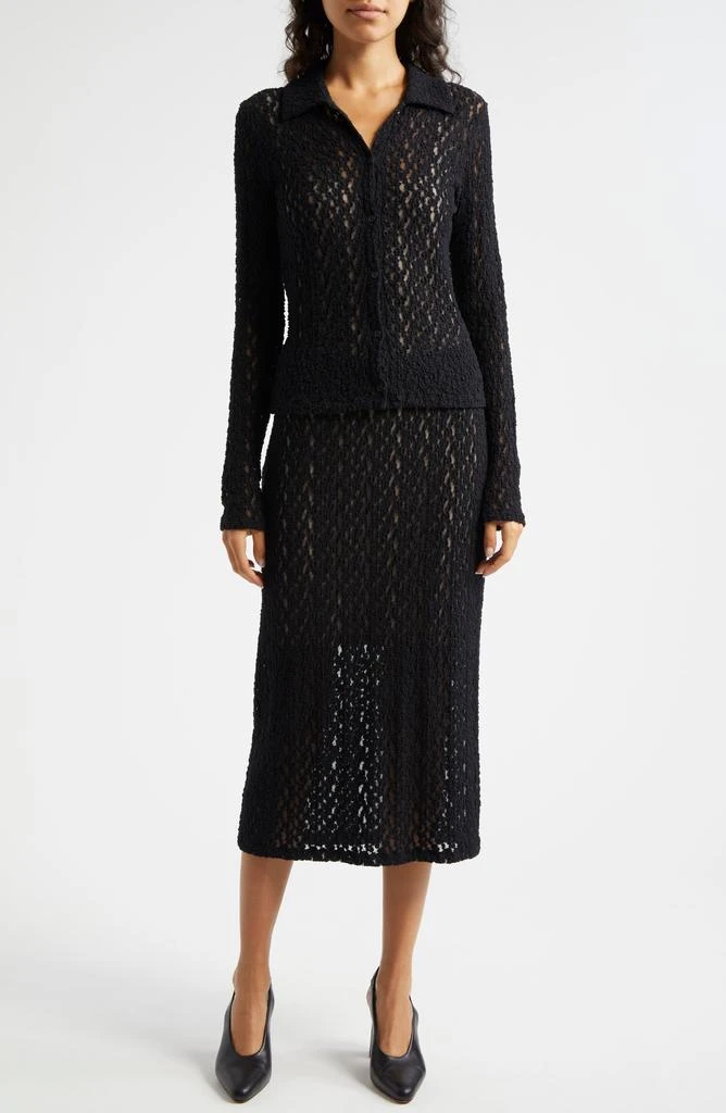 Vince Floral Lace Skirt 2