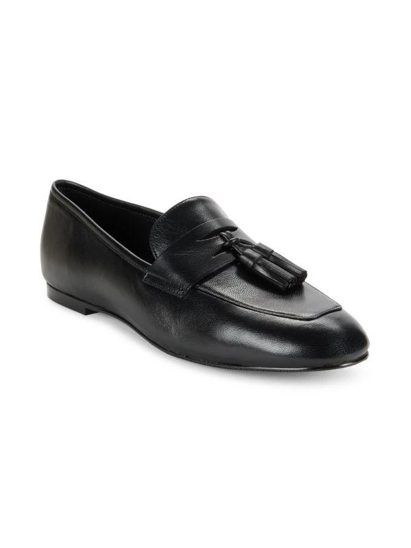 Stuart Weitzman Lyon Leather Tassel Loafers 2