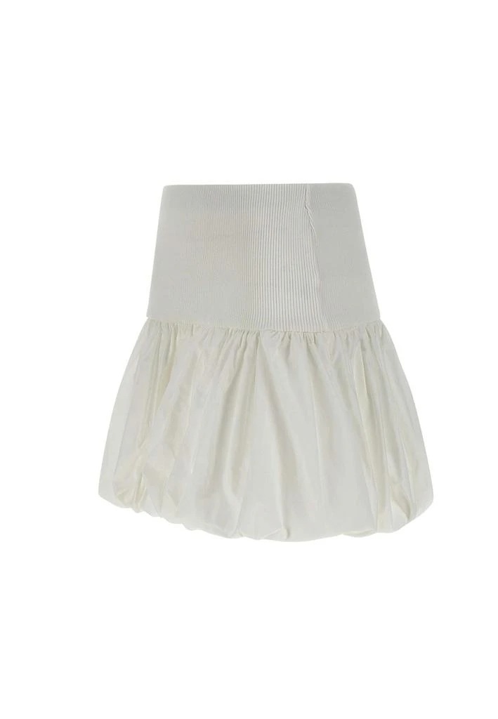 ANDREA ADAMO Andrea Adamo Ribbed Waist Flared Skirt 1