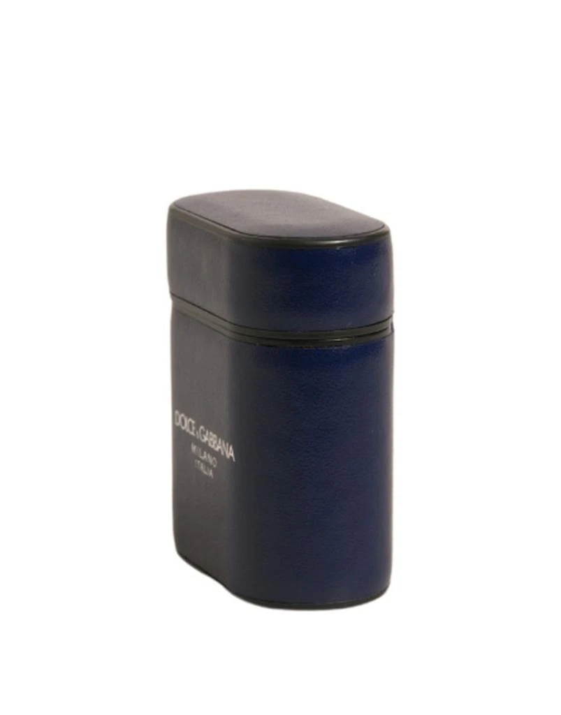 Dolce 
Gabbana Leather Logo Print Flip Holder Airpods Case 2