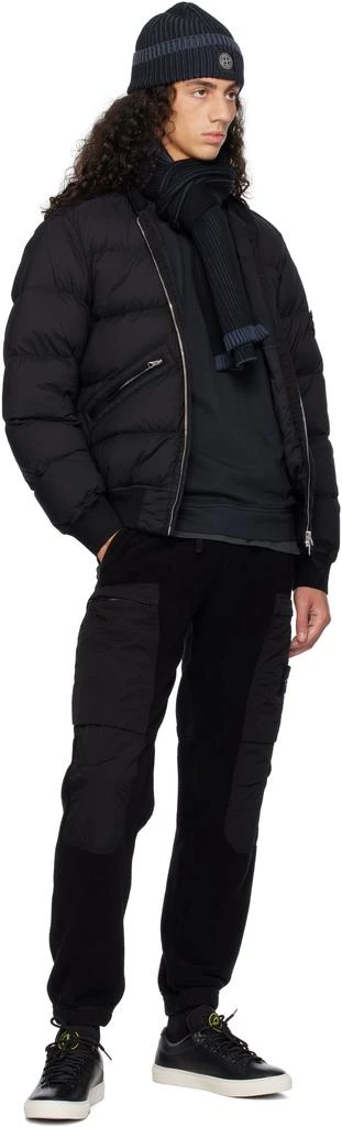 Stone Island Black Seamless Tunnel Nylon Down Jacket 5