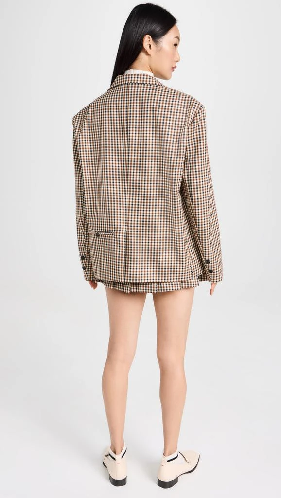 Moon River Plaid Tailored Blazer 2