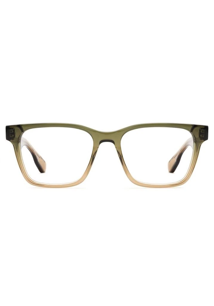 Krewe Unisex Booker Square Eyeglasses In Verde 2