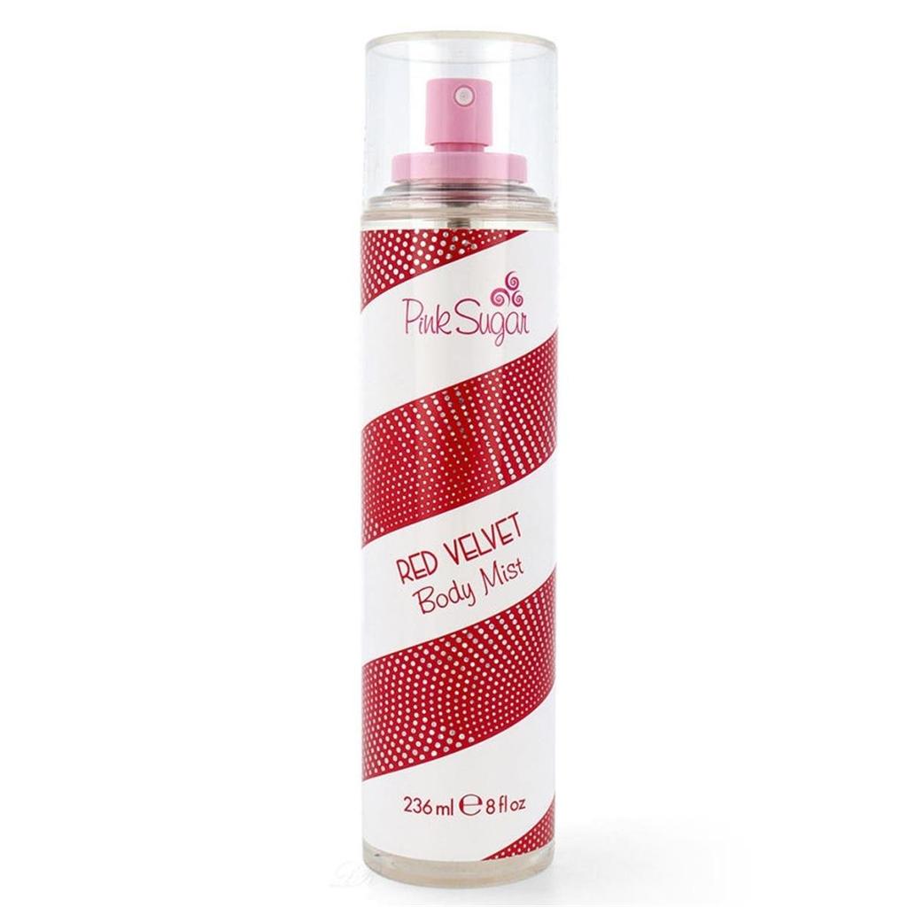 AQUOLINA 8 oz Womens Pink Sugar Red Velvet Body Mist