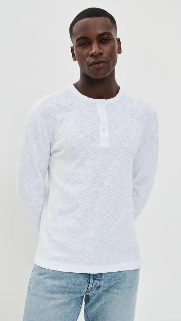 REIGNING CHAMP 1x1 Slub Slim Henley 1