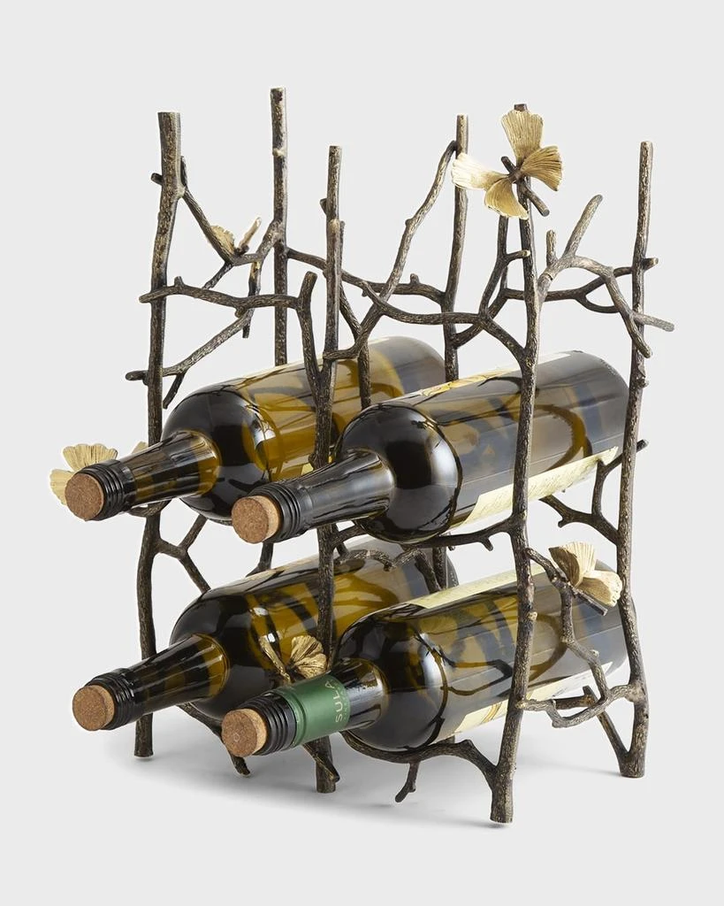 Michael Aram Butterfly Ginkgo 6 Bottle Wine Rack 4
