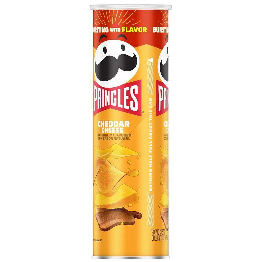 Pringles Potato Crisps Chips Cheddar Cheese 7