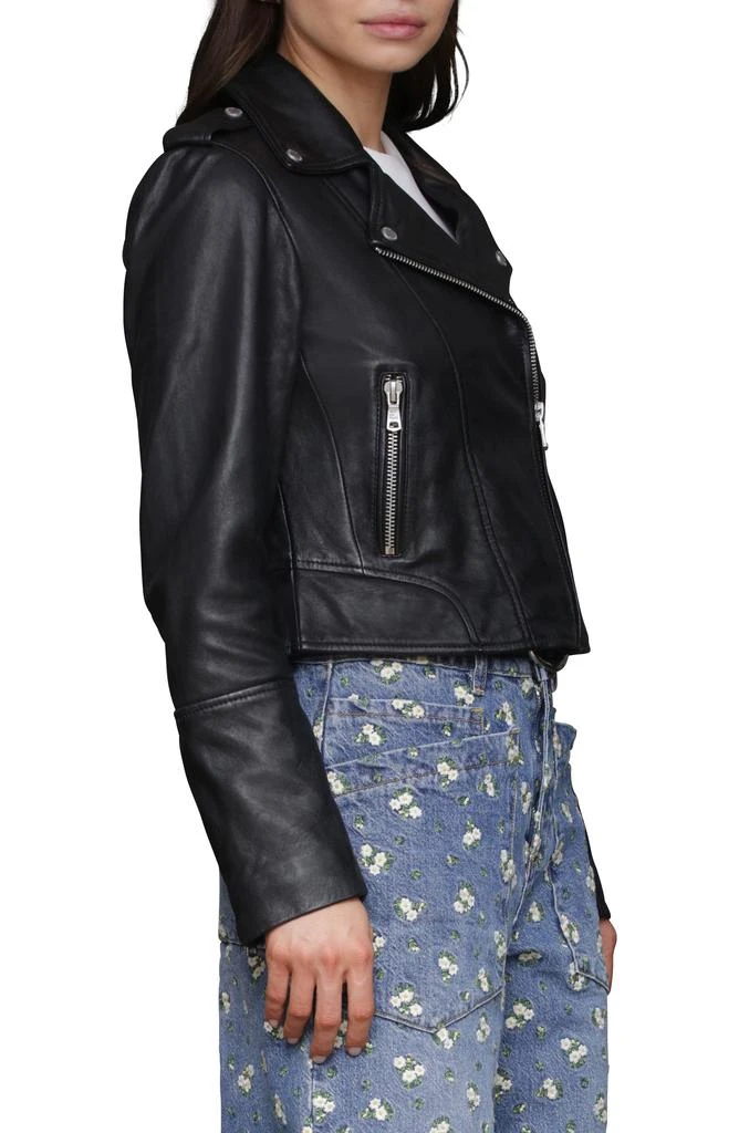Avec Les Filles Leather Biker Jacket 4