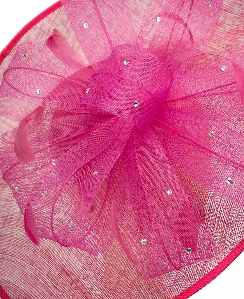 August Hat Company Embellished Sinamay Fascinator 3